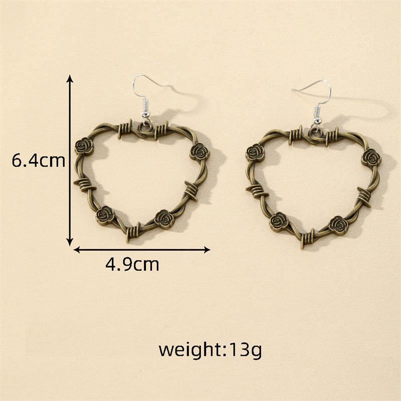 Commute Cool Style Heart Shape Alloy Women's Jewelry Set display picture 6