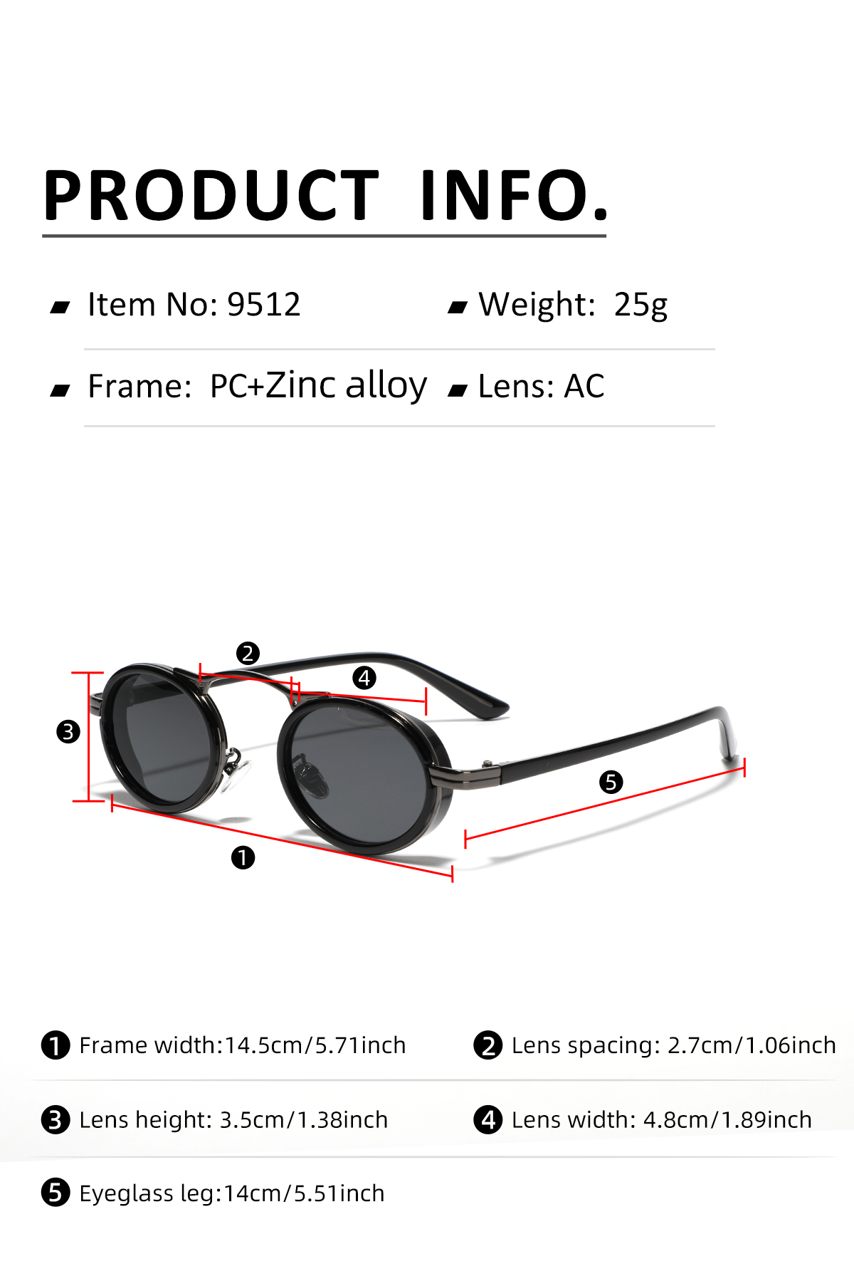 Hip-hop Streetwear Solid Color Ac Oval Frame Full Frame Women's Sunglasses display picture 2