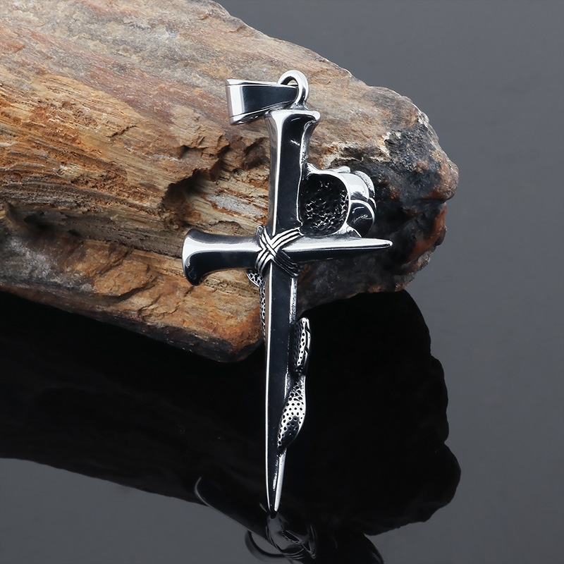 Basic Cross Stainless Steel Polishing Unisex Charms display picture 4