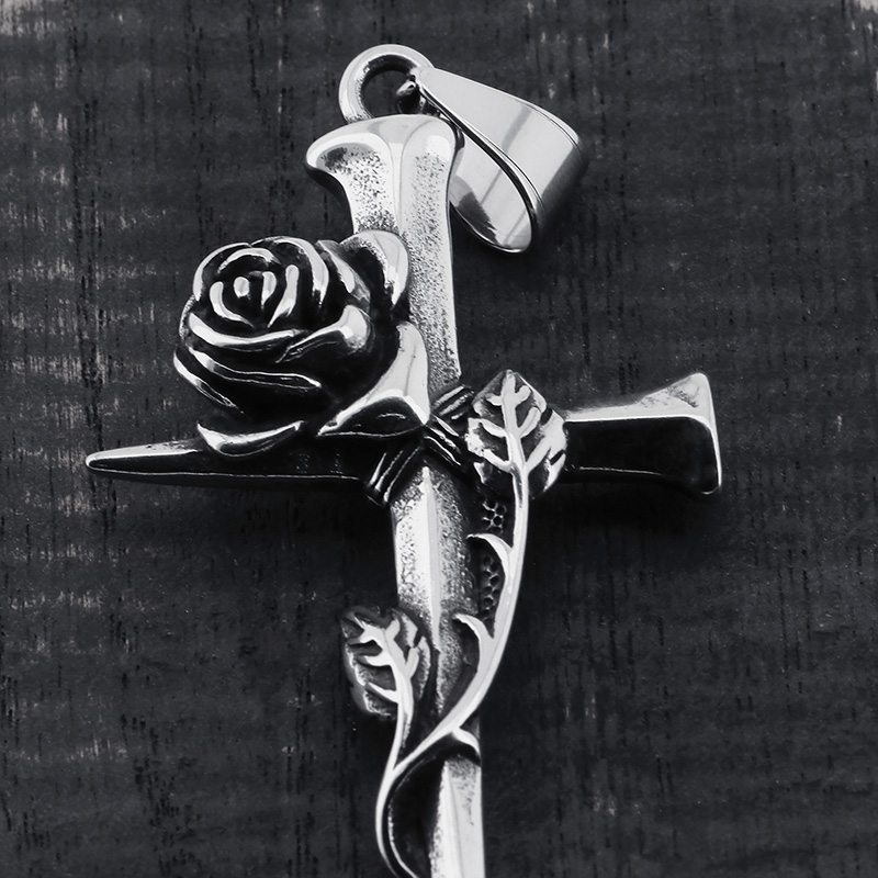 Basic Cross Stainless Steel Polishing Unisex Charms display picture 7