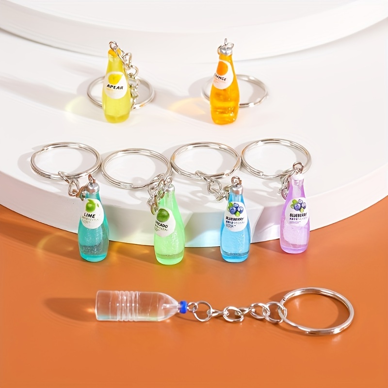 Cute Bottle Resin Keychain display picture 3