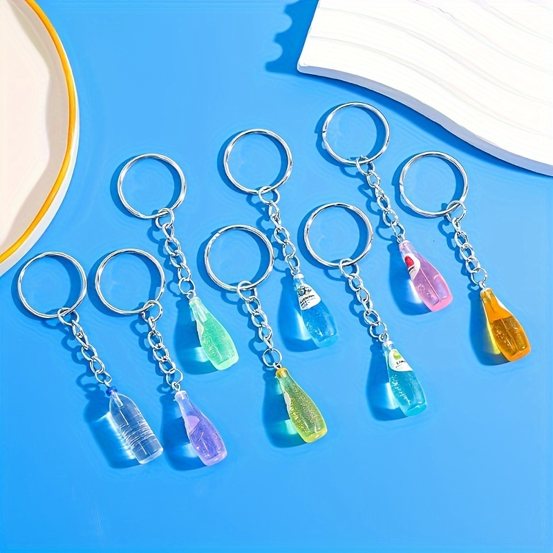 Cute Bottle Resin Keychain display picture 4