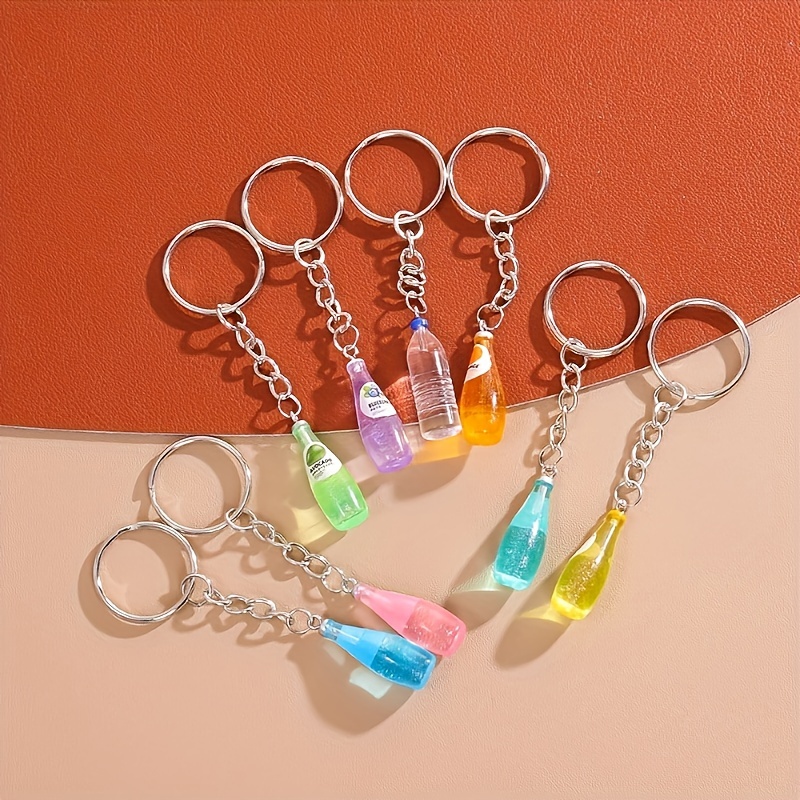 Cute Bottle Resin Keychain display picture 2