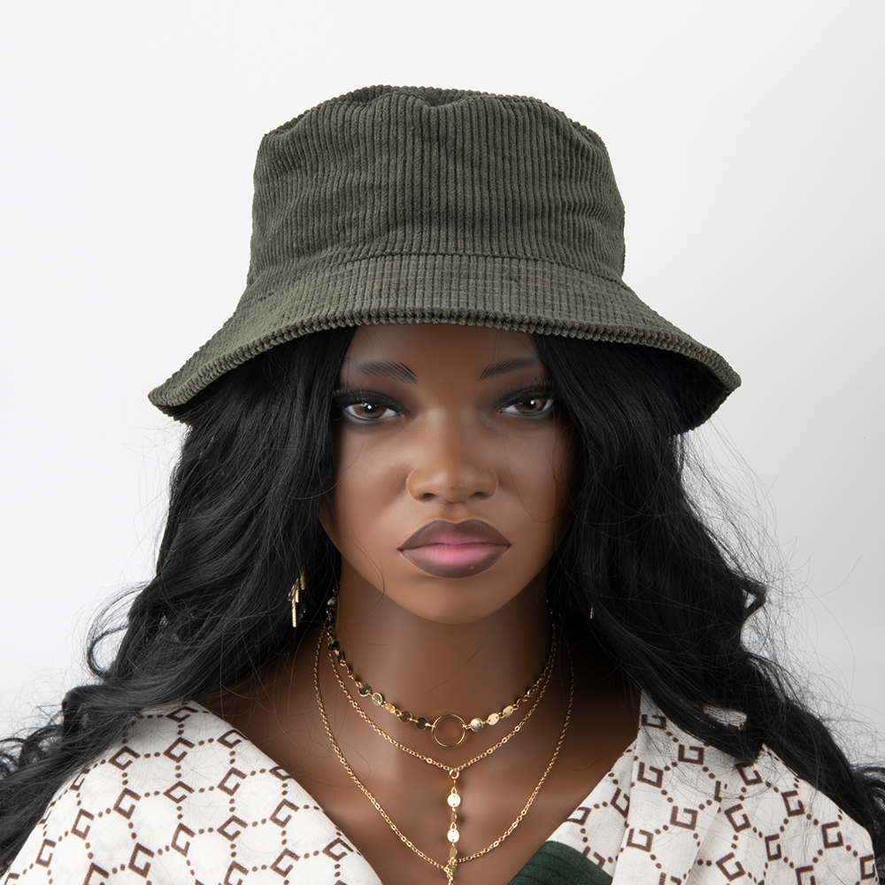 Women's Vintage Style Solid Color Big Eaves Bucket Hat display picture 5