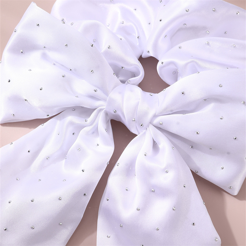 Women's Simple Style Solid Color Cloth Bowknot Hair Tie display picture 5
