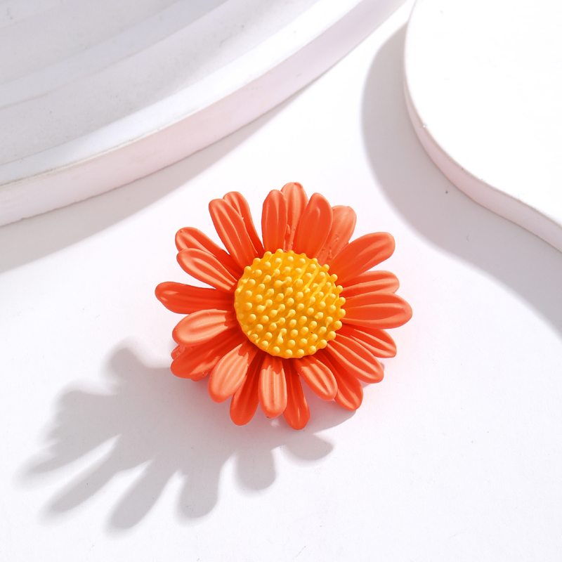 Pastoral Plant Daisy Alloy Women's Corsage Brooches Collar Pin display picture 4