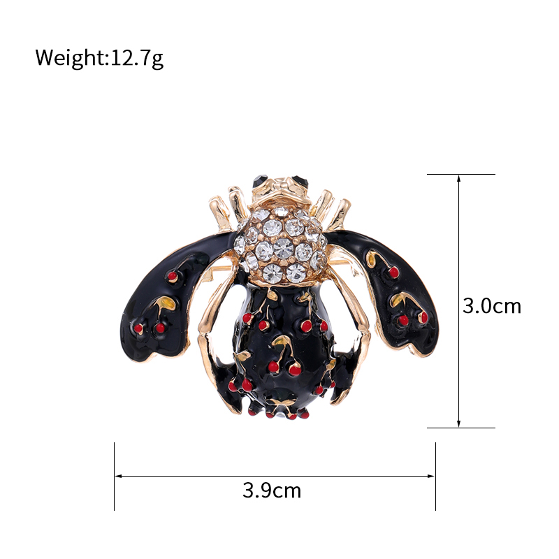 Cartoon Style Animal Fruit Bee Alloy Unisex Corsage Brooches Collar Pin display picture 12