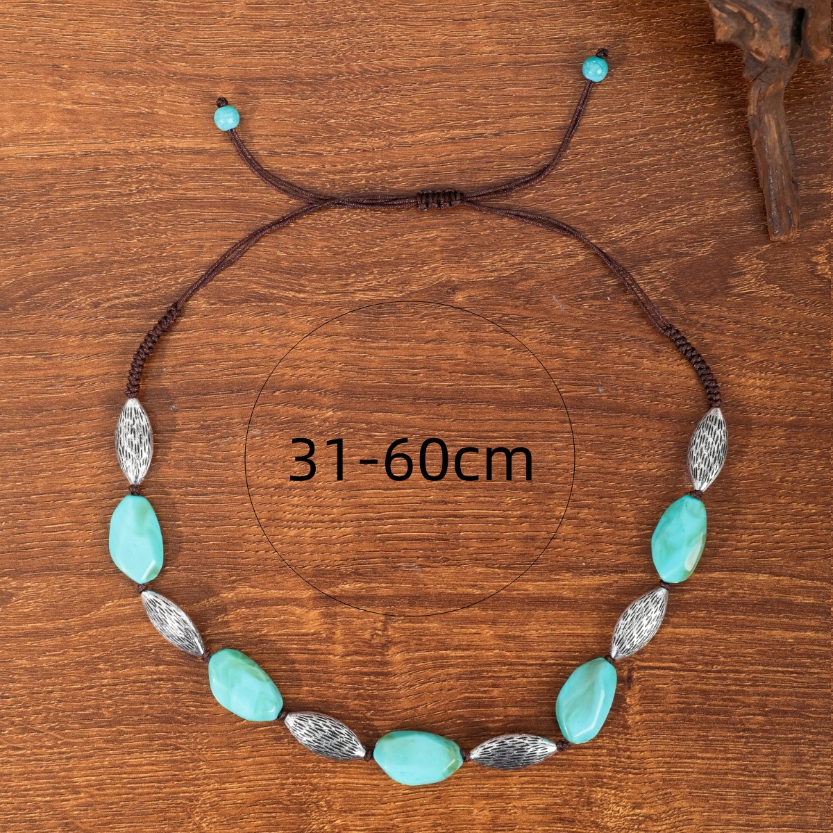 Retro Ethnic Style Geometric Arylic Handmade Women's Bracelets Necklace display picture 7