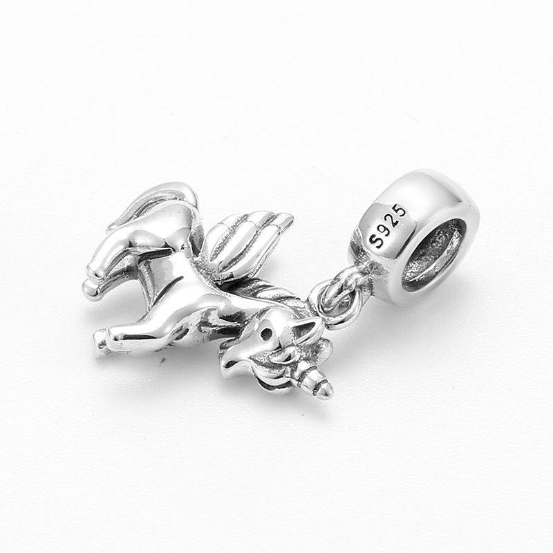 1 Piece Sterling Silver Unicorn Beads display picture 10