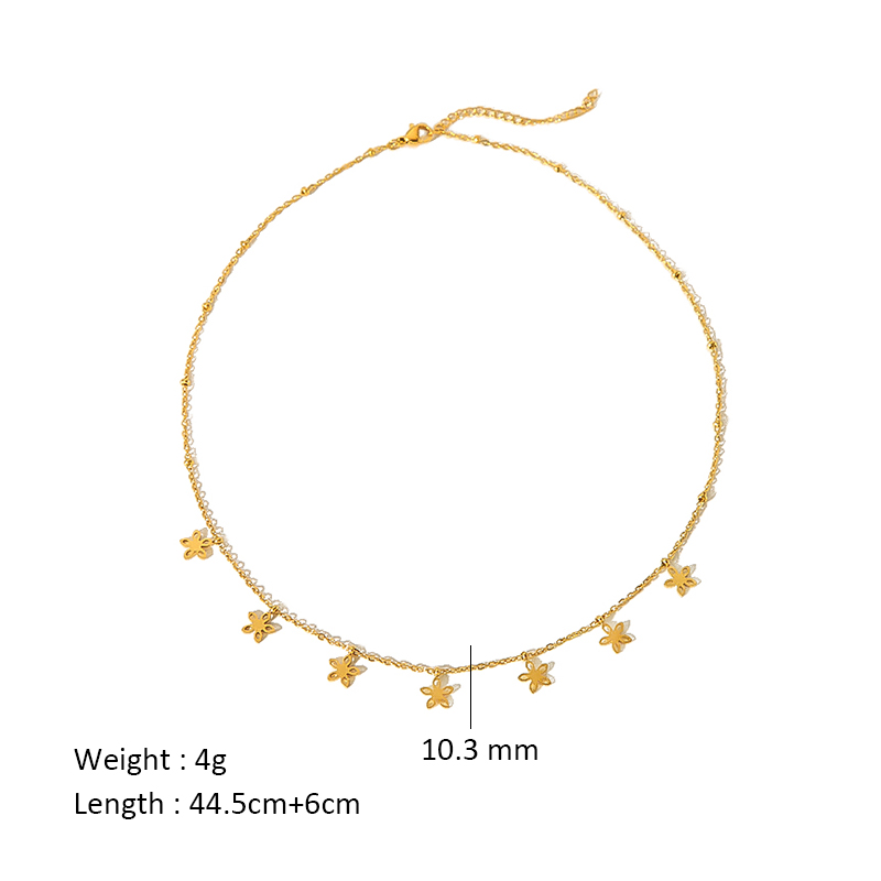 Simple Style Star Stainless Steel Pendant Necklace display picture 5
