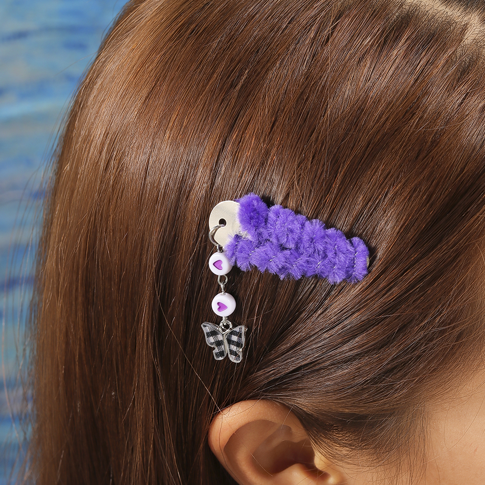 Women's Cute Pentagram Flower Butterfly Alloy Hair Clip display picture 9