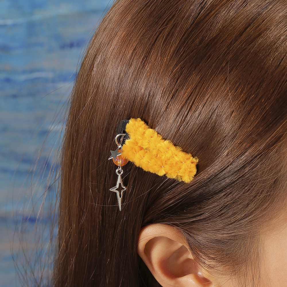 Women's Cute Pentagram Flower Butterfly Alloy Hair Clip display picture 8