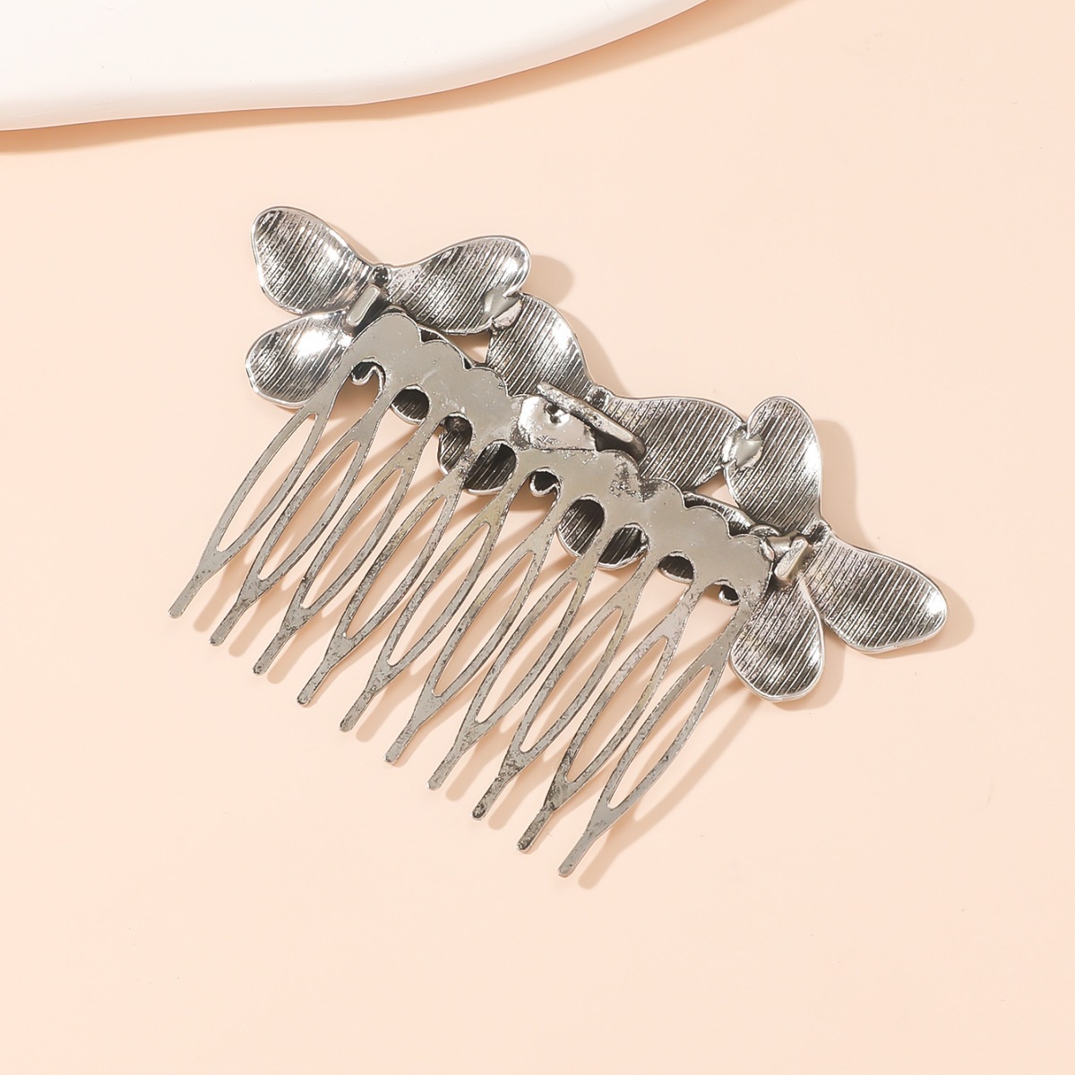 Women's Retro Butterfly Metal Plating Insert Comb display picture 9