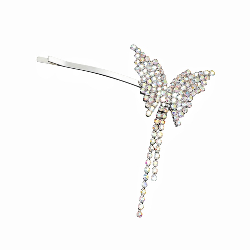 Mujeres Elegante Mariposa Diamante De Imitación Metal Enchapado Pinza Para El Cabello display picture 1