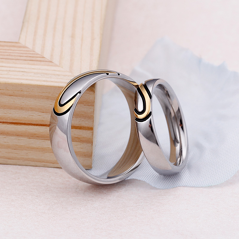 Ig Style Heart Shape Titanium Steel Rings display picture 9