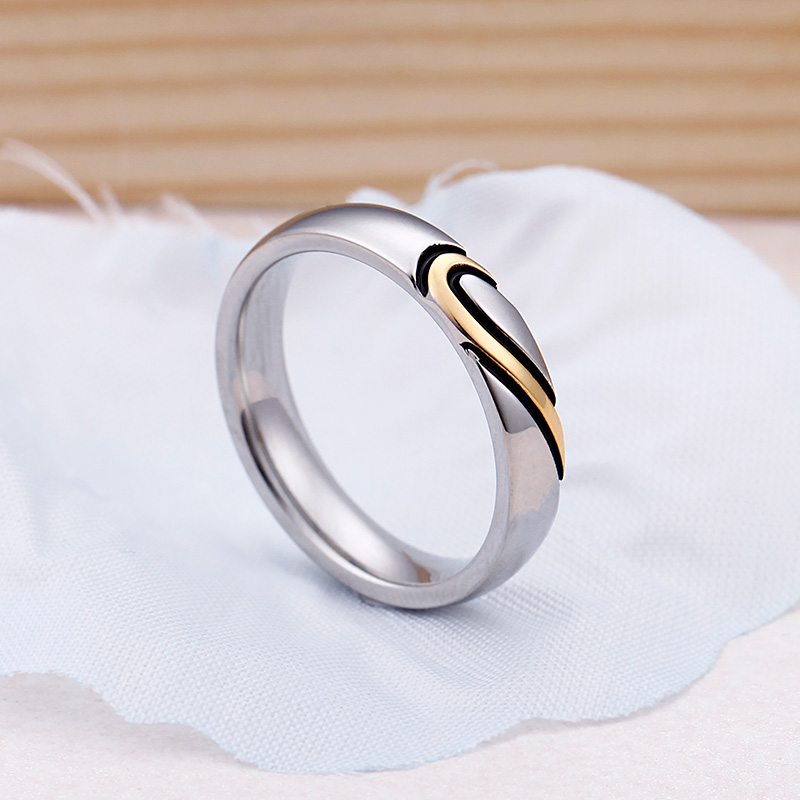 Ig Style Heart Shape Titanium Steel Rings display picture 12