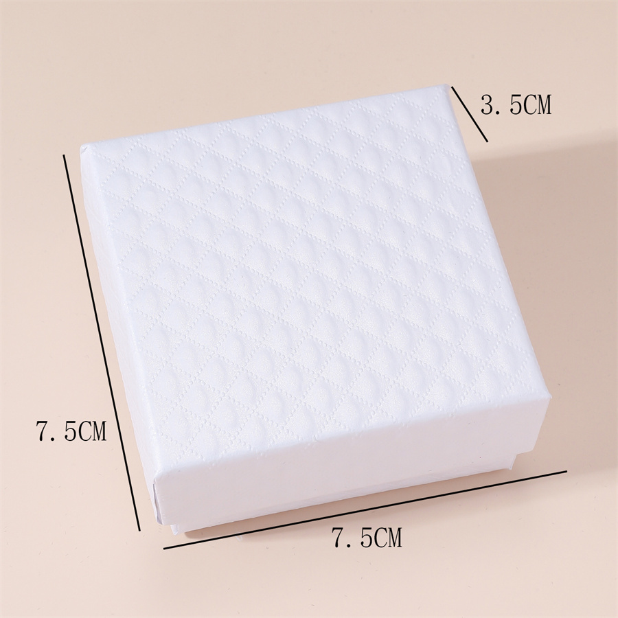 Basic Solid Color Paper Jewelry Boxes display picture 7