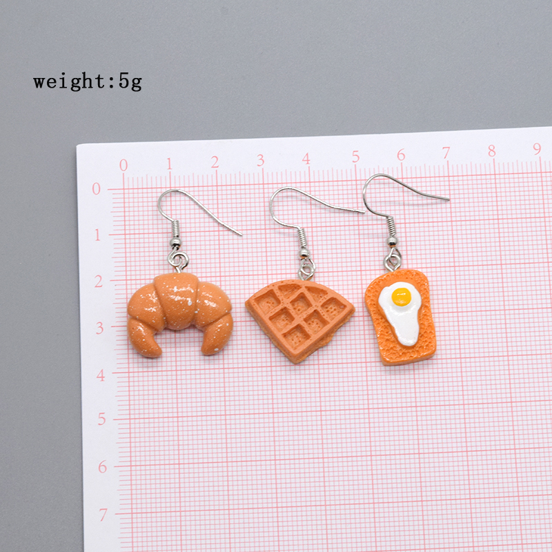 1 Pair Cute Food Resin Drop Earrings display picture 7