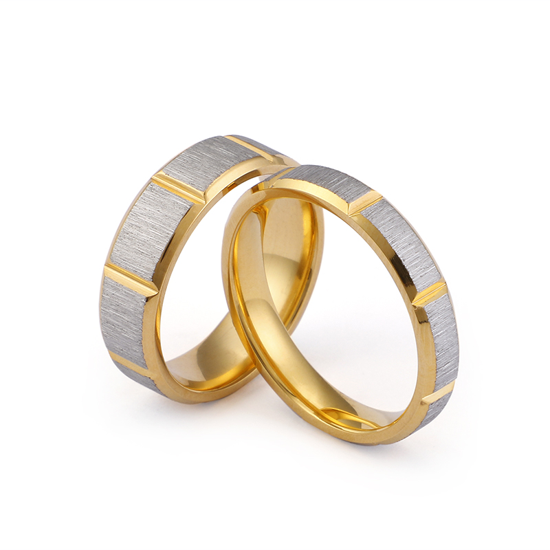 Titanium Steel 18K Gold Plated Simple Style Geometric Rings display picture 1