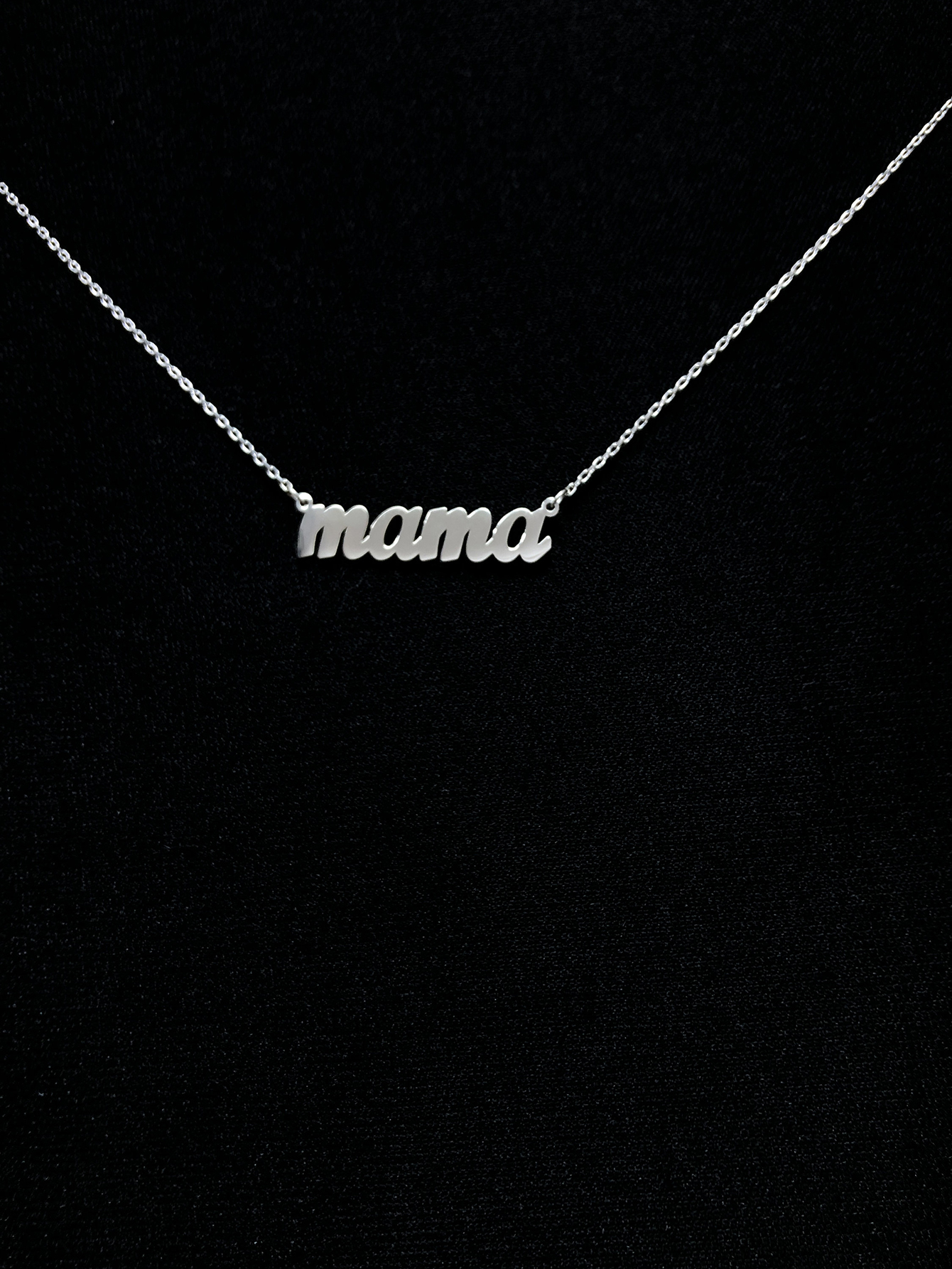 Simple Style Letter Stainless Steel Carving Necklace display picture 4