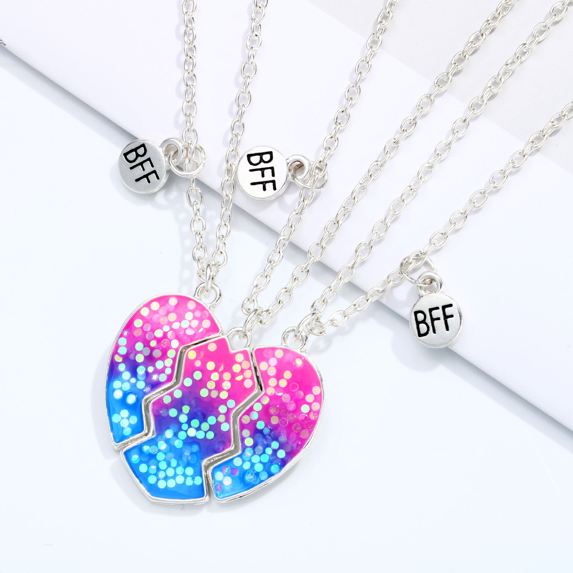Casual Cute Star Heart Shape Alloy Kid's Pendant Necklace display picture 19