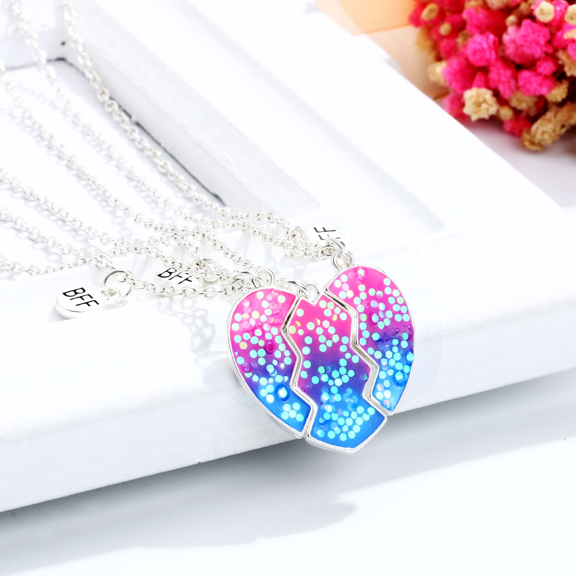 Casual Cute Star Heart Shape Alloy Kid's Pendant Necklace display picture 20
