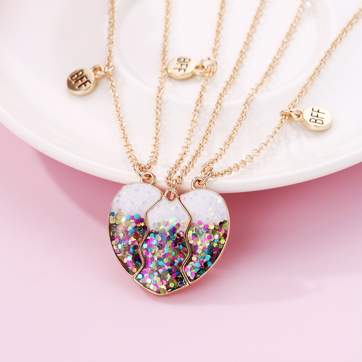 Casual Cute Star Heart Shape Alloy Kid's Pendant Necklace display picture 24