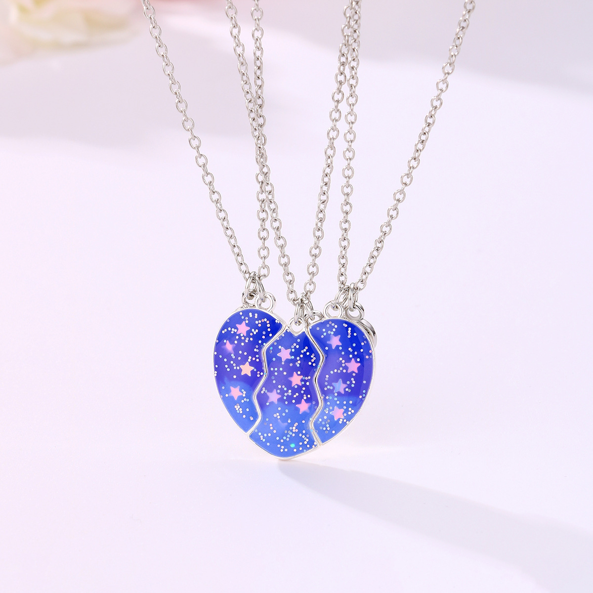 Casual Cute Star Heart Shape Alloy Kid's Pendant Necklace display picture 28