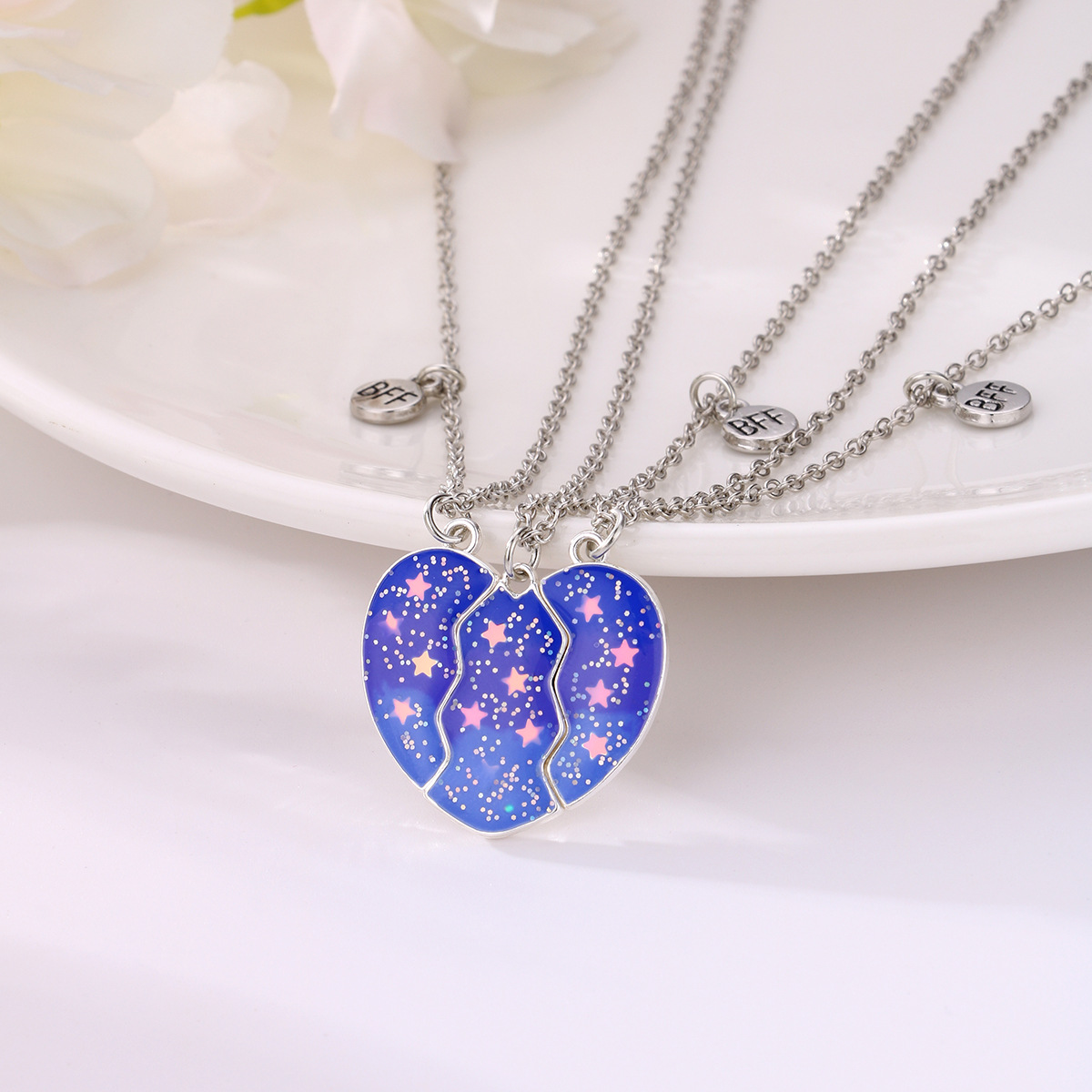Casual Cute Star Heart Shape Alloy Kid's Pendant Necklace display picture 25