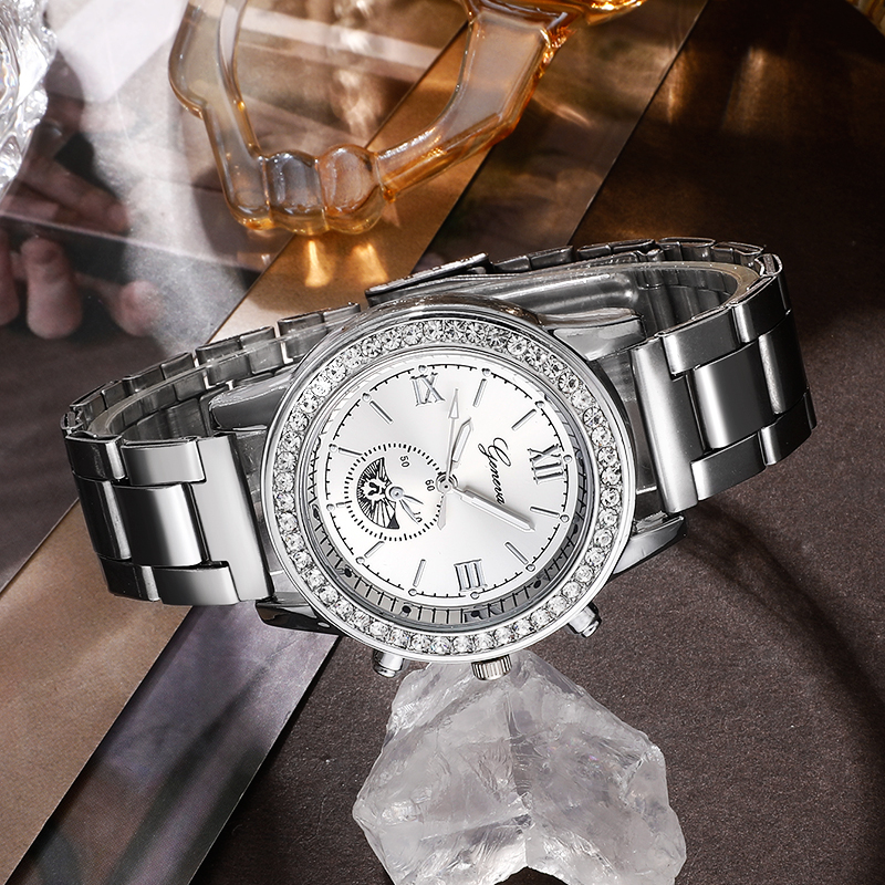 Elegant Cute Luxurious Solid Color Folding Buckle Quartz Women's Watches display picture 21