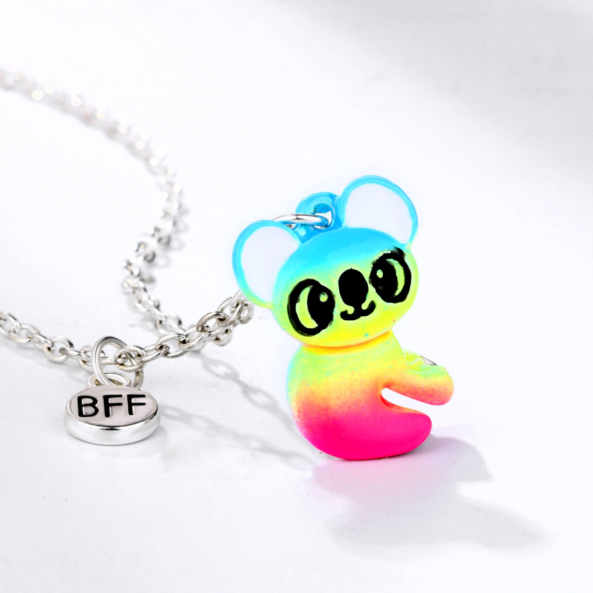 Cartoon Style Cute Animal Unicorn Alloy Girl's Pendant Necklace display picture 4