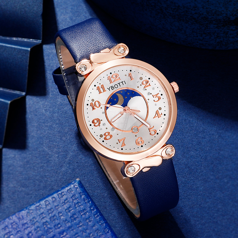 Elegant Süß Luxuriös Farbblock Schnalle Quarz Frauen Uhren display picture 15