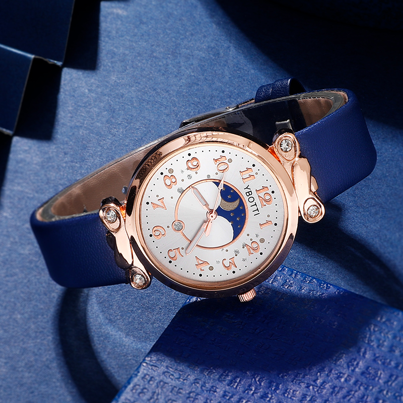 Elegant Süß Luxuriös Farbblock Schnalle Quarz Frauen Uhren display picture 17