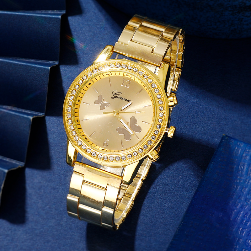 Elegant Business Solid Color Folding Buckle Quartz Women's Watches display picture 9