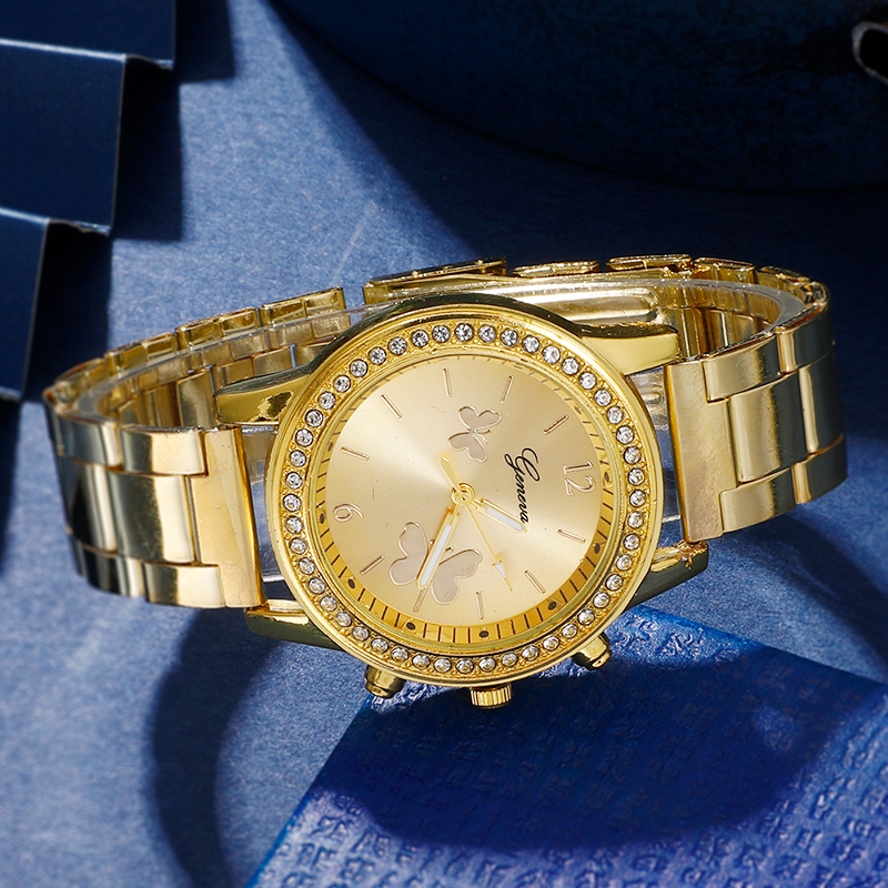 Elegant Business Solid Color Folding Buckle Quartz Women's Watches display picture 10