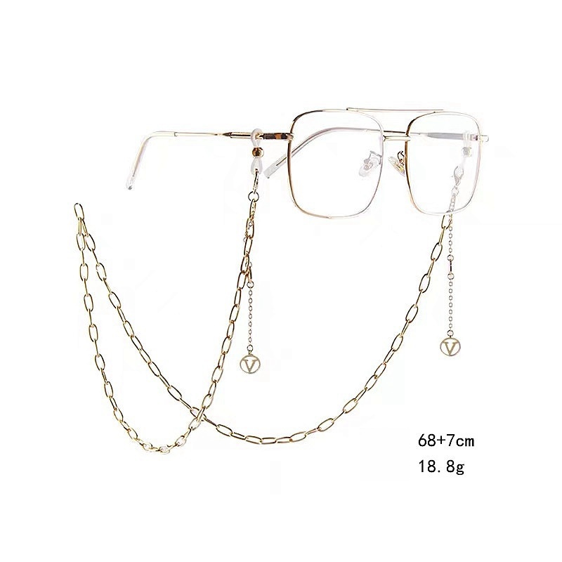 Retro Sexy Geometric Metal Women's Glasses Chain display picture 6