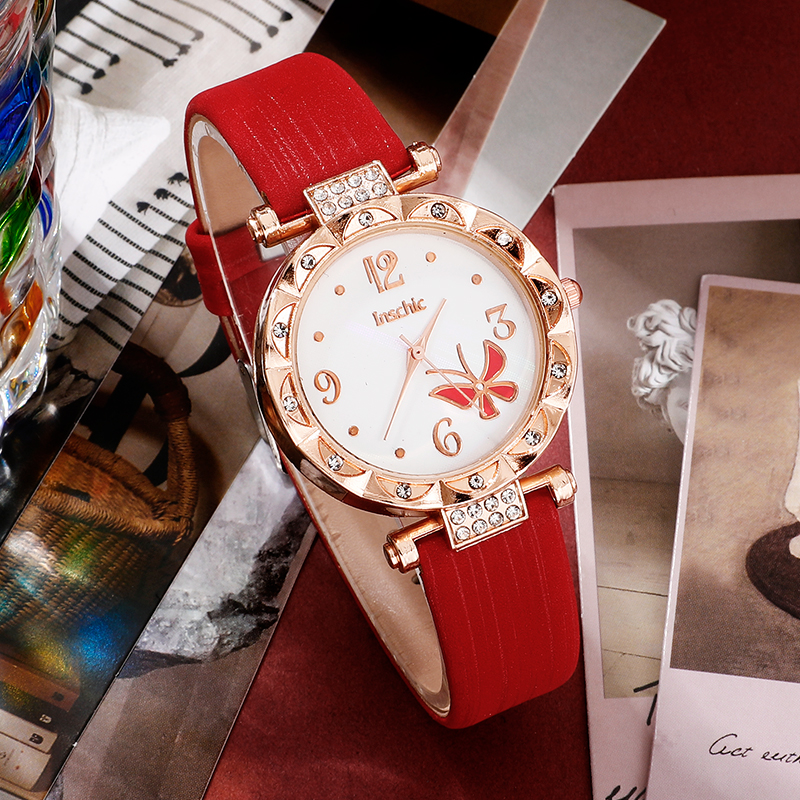 Elegant Luxurious Color Block Buckle Quartz Women's Watches display picture 3
