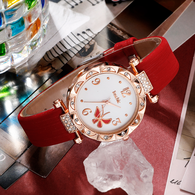 Elegant Luxuriös Farbblock Schnalle Quarz Frauen Uhren display picture 4