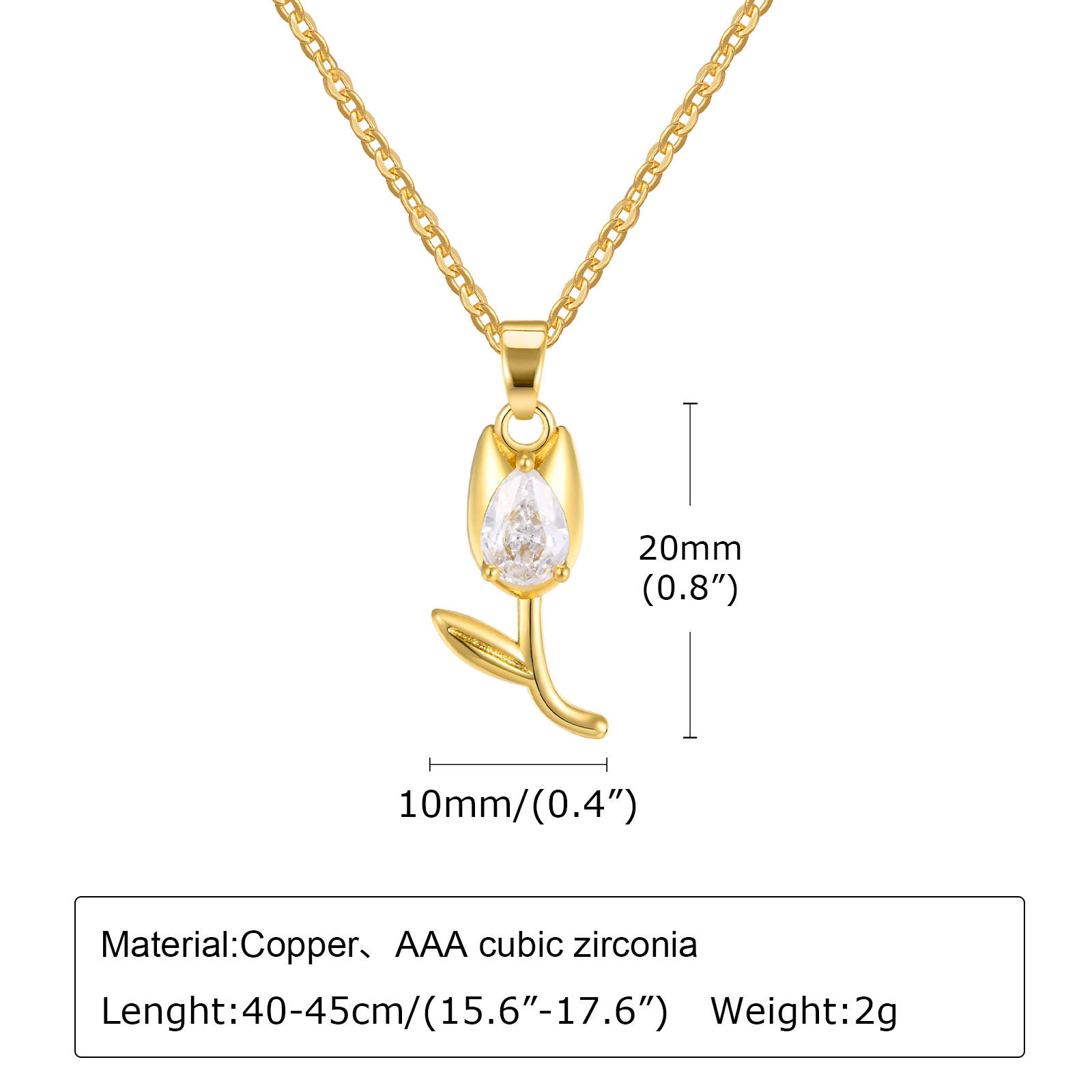 Wholesale Lady Flower Copper Plating Inlay Gold Plated Zircon display picture 1