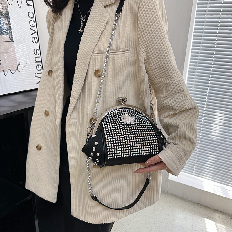 Women's Hot Drill Elephant Basic Classic Style Square Clipped Button Crossbody Bag display picture 10