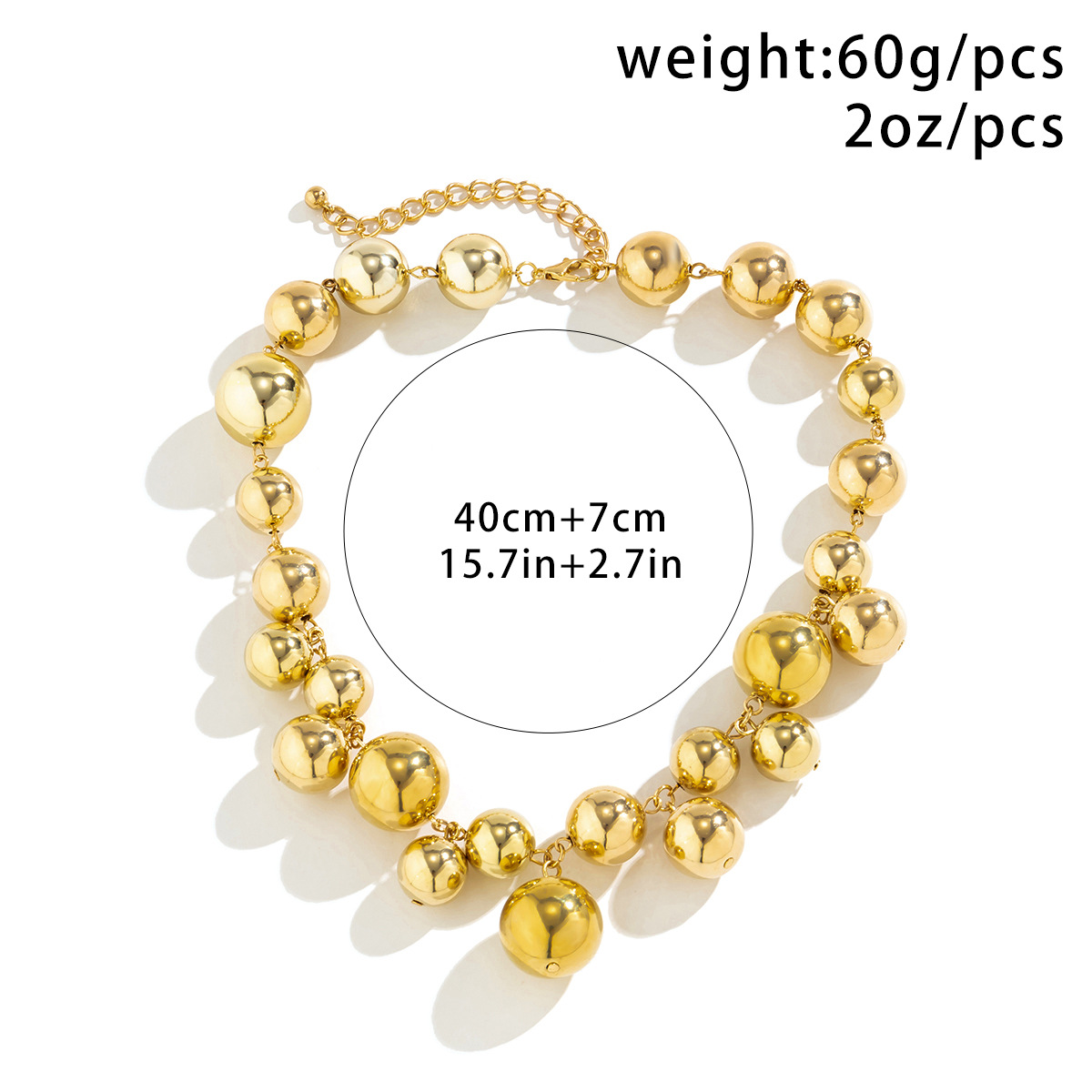 Simple Style Geometric Imitation Pearl Women's Necklace display picture 4