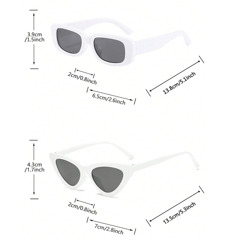 Hip-hop Hawaiian Beach Solid Color Resin Square Cat Eye Full Frame Men's Sunglasses display picture 1