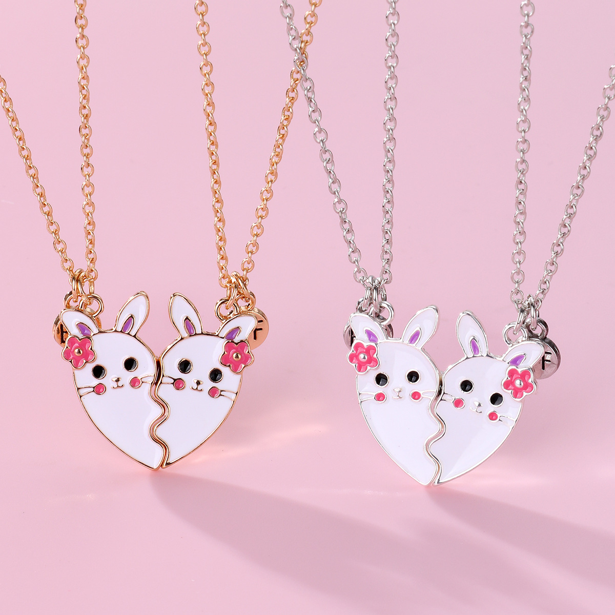 Cartoon Style Cute Animal Mermaid Alloy Plating Girl's Pendant Necklace display picture 16