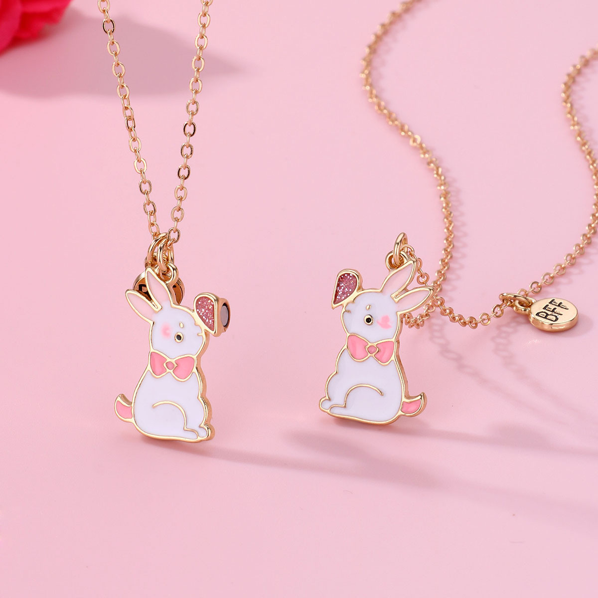 Cartoon Style Cute Animal Mermaid Alloy Plating Girl's Pendant Necklace display picture 2