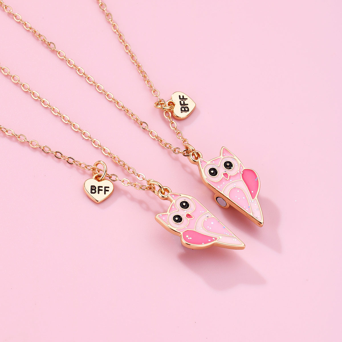 Cartoon Style Cute Animal Mermaid Alloy Plating Girl's Pendant Necklace display picture 9
