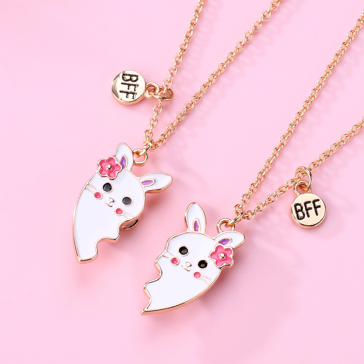 Cartoon Style Cute Animal Mermaid Alloy Plating Girl's Pendant Necklace display picture 17