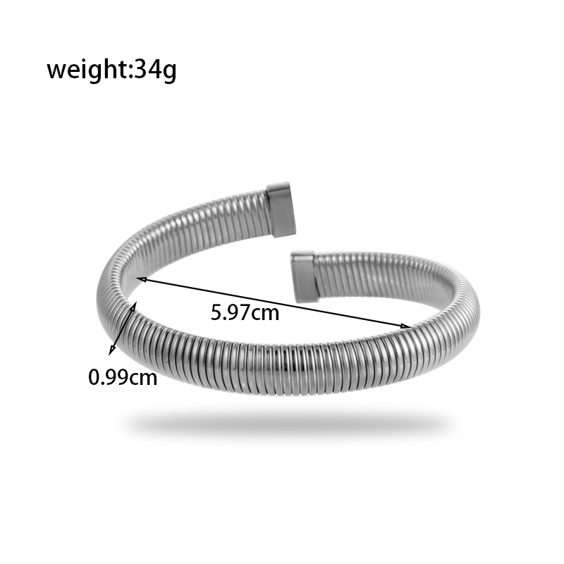 Simple Style Round Solid Color Stainless Steel Plating 18k Gold Plated Bracelets Necklace display picture 1