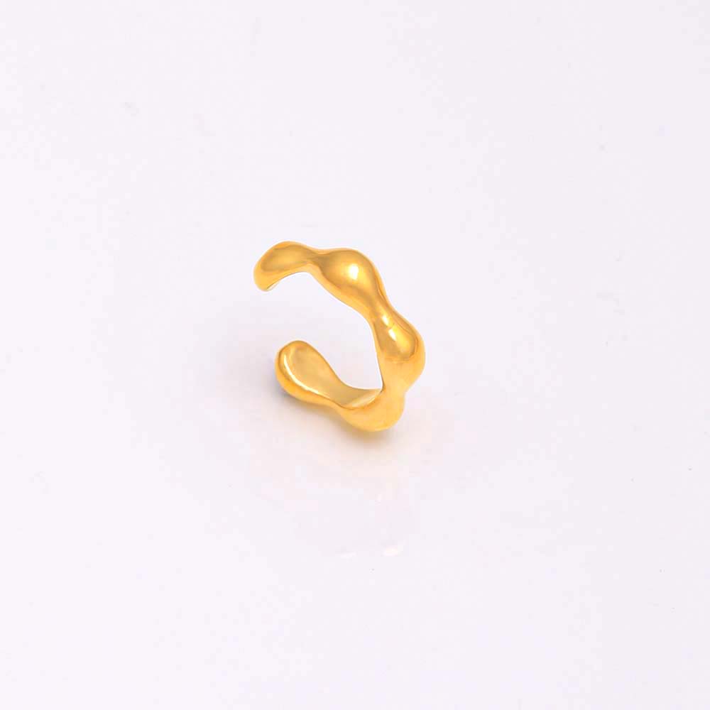 1 Piece Simple Style Geometric Plating Copper 18k Gold Plated Ear Cuffs display picture 9
