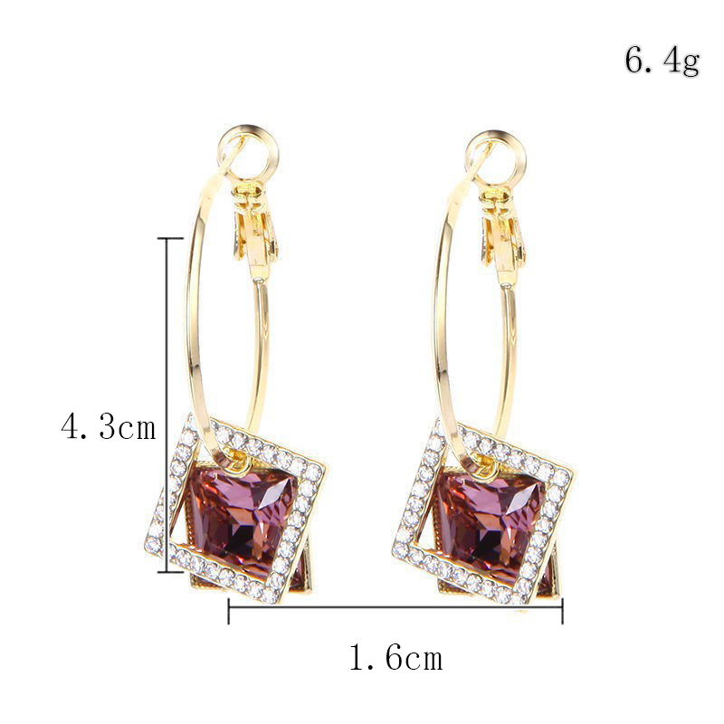 1 Pair Fashion Heart Shape Flower Gourd Plating Inlay Alloy Artificial Pearls Rhinestones Shell 14k Gold Plated Earrings display picture 7