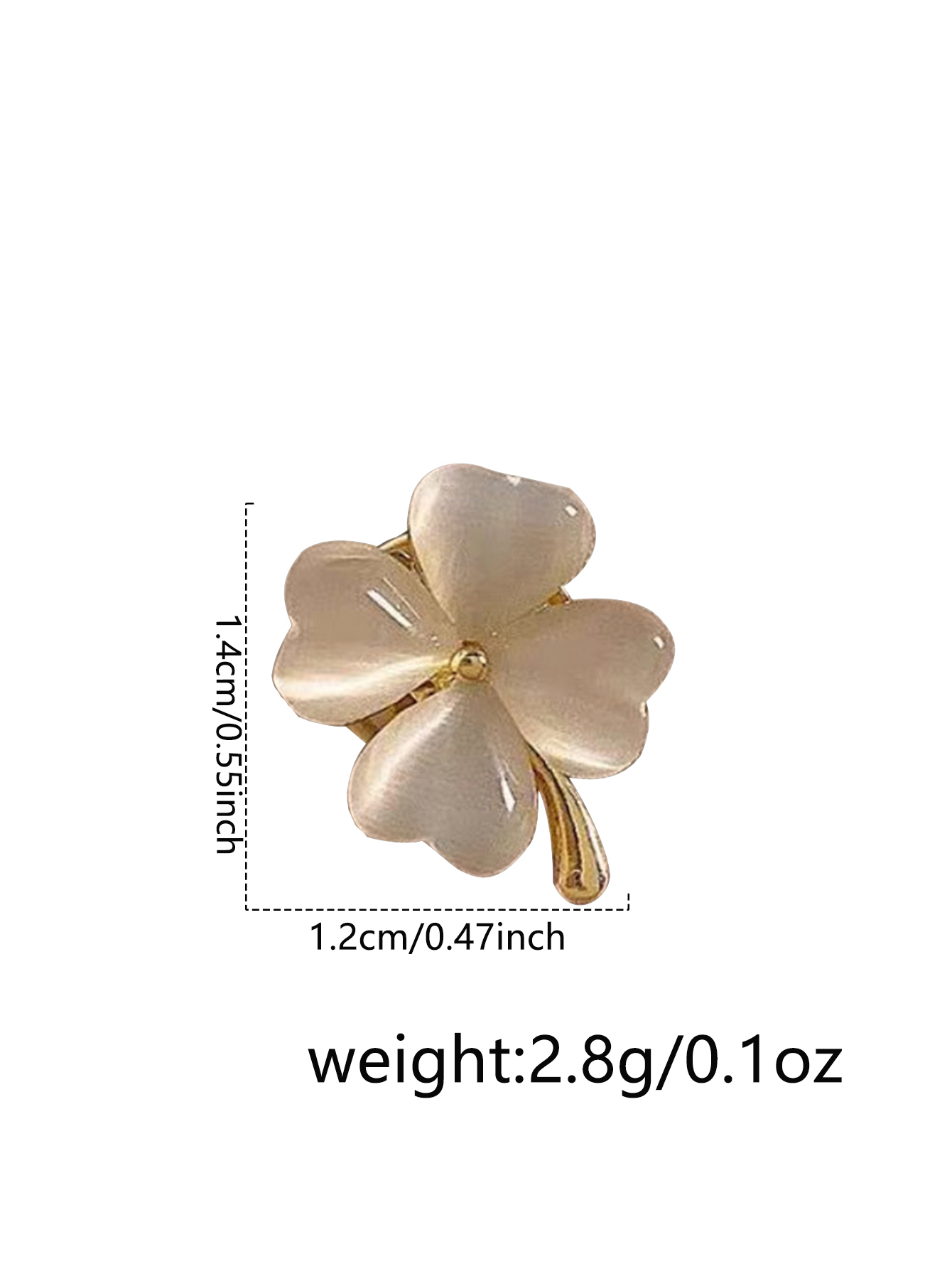 Elegant Simple Style Four Leaf Clover Flower Alloy Opal Women's Brooches display picture 10